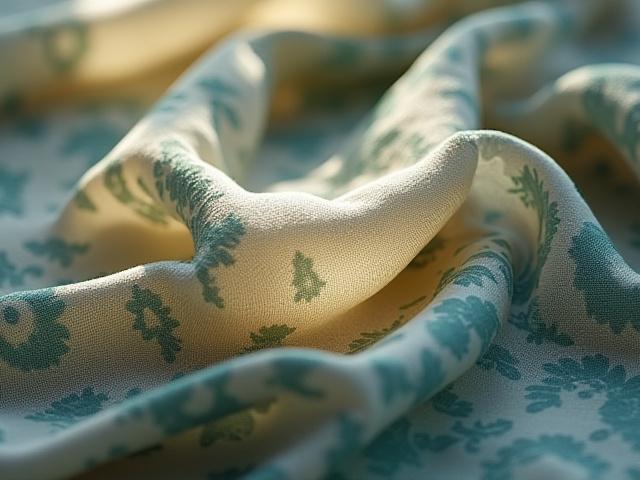 Kézzel szőtt selyem sál finom mintázattal