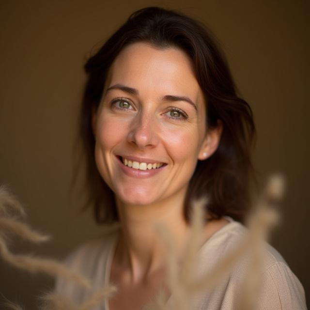 Ilona, finomszál-előkészítő portréja