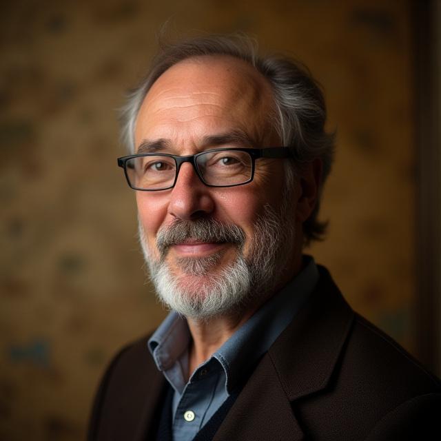 László, történelmi textil rekonstrukciós szakértő portréja